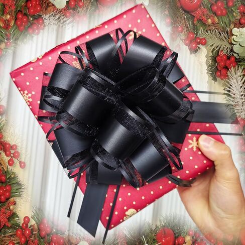 Bows for Gift Wrapping, 6 Inch Gift Bows with Mixed Colors Gift Wrap Bows for Baskets, Wedding, Decoration, Valentines Day, Birthday, Anniversary, 6PCS in Kuwait