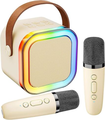 KTV Machine for Kids， High Sound Quality with Easy Connectivity (Black - 1 Mic) in Saudi Arabia