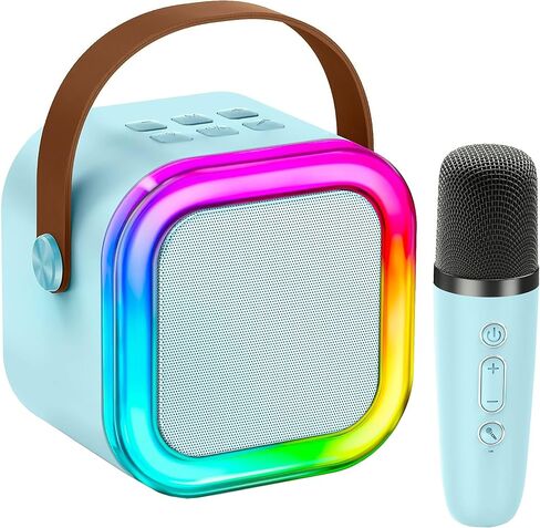 KTV Machine for Kids， High Sound Quality with Easy Connectivity (Black - 1 Mic) in Saudi Arabia