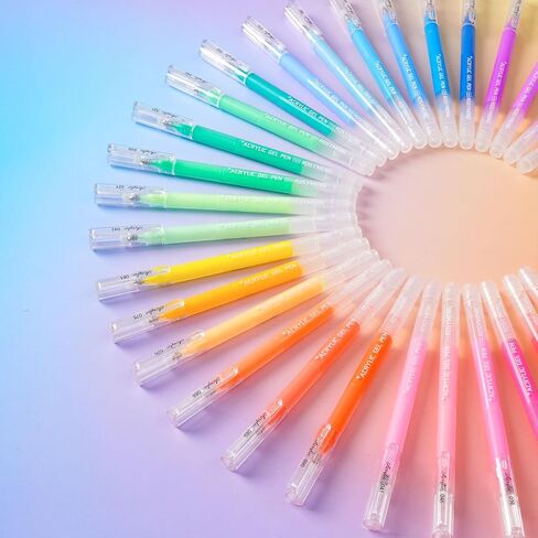 ROSYMENG 10 Colors Acrylic Gel Pens Set, Big-Capacity Ink Acrylic Paint Pen for Adults Coloring Books, Waterproof Paint Markers for Canvas, Rock, Wood, Drawing Doodling, Ceramic, Fabric, DIY Crafts in Kuwait