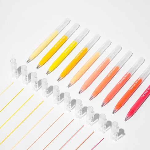 ROSYMENG 10 Colors Acrylic Gel Pens Set, Big-Capacity Ink Acrylic Paint Pen for Adults Coloring Books, Waterproof Paint Markers for Canvas, Rock, Wood, Drawing Doodling, Ceramic, Fabric, DIY Crafts in Kuwait