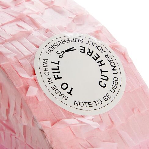 Sparkle and Bash Pull String Heart Pinata for Birthday Party, Rose Gold Foil Decorations (15.7 x 13 x 3 In, Small) in Kuwait