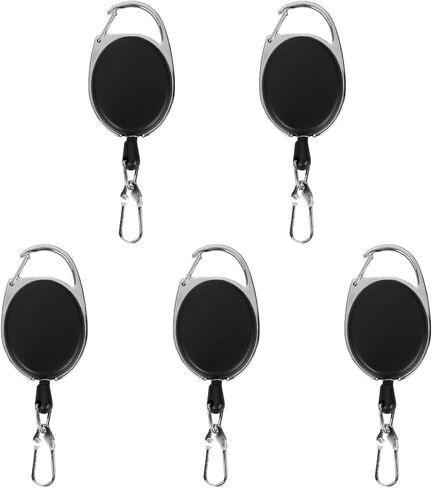 Fly Fishing Retractor for Anglers Vest Pack Tool Gear Assortment Combo 5pcs in Pack in Saudi Arabia