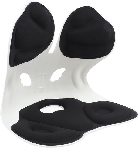 Ergonomic Lumbar Support, Breathable Soft Multipurpose Lumbar Support Chair for Floor Seat for Car (Black) in Saudi Arabia