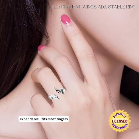ACOTAR Wing Adjustable Ring S.J. Maas Licensed Illyrian Rhysand Crescent City Bat Boy Angel Malakim (Illyrian Bat) in Saudi Arabia