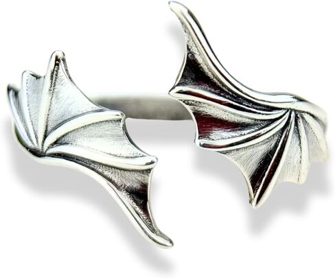 ACOTAR Wing Adjustable Ring S.J. Maas Licensed Illyrian Rhysand Crescent City Bat Boy Angel Malakim (Illyrian Bat) in Saudi Arabia