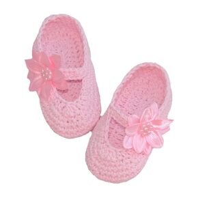 Crochet Baby Girls Shoes