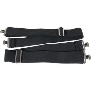 Jeffers Equine Detachable Elastic Surcingle Straps – Replacement Belly Bands for Horse Blankets, Coolers, Sheets, Liners – Adjustable Black Straps with Buckles & Hooks – Tack Accessories Pair
