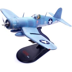 ZEZEFUFU 1:72 Alloy WWII USMC F4U Corsair Fighter VMF-213 Hell Hawks Model Aviation Exhibition Model