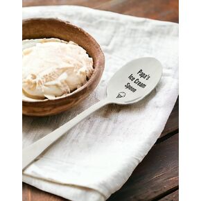 Personalized Spoon for Ice Cream - Custom Ice Cream Spoon - Engraved Ice Cream Spoon - Ice Cream Spoon for Him - Ice Cream Gift for her