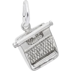 Rembrandt Catewriter Charm - Metal - 14k الذهب الأبيض