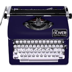 Timeless Manual Typewriter, Royal Blue