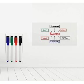 Transparent Dry Erase Film - Removable - Great for- for Walls, Doors, Tables, Cabinets, and More! (24" x 36")