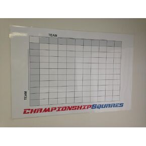 قابلة لإعادة الاستخدام Super Football 100 مربعات تجمع المكاتب الجافة على مدار 24 × 36