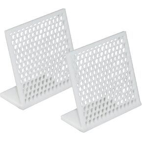 Piaolgyi Pin Display Stand ، لوحة دبوس لأسطح المكتب والأرفف ، شاشة حامل الدبوس لدبابيس الشارات القابلة للتحصيل (أبيض)