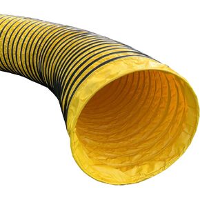 ActiveDogs Dog Tunnel Agility Training Equipment - 20' Heavy Duty Competition Tunnel with 4" Pitch for Outdoor & Indoor Dogs Agility Obstacle Course Training & Exercise - AKC Compliant, Yellow