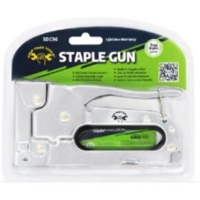 SDC96 Multi Function Steel Staple Gun Silver