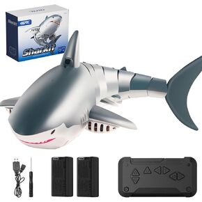 4DRC Remote Control Shark Toys for Boys Kids, RC Shark Pool Toys with WiFi Camera, Remote Control Boat Pool Toy for 3 4 5 6 7 8 9 Year Olds Kid Boys Girls Birthday Gifts