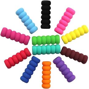 10Pcs Multi Colour Soft Foam Pencil Grips, Pencil Cushion for Drawing Writing Kids Toddlers Adults Arthritis Drawing Media, Grippers Diamond Pen for Painting Pens Drill Pen,Drawing Pens