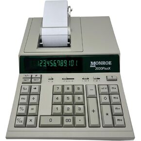 Monroe 2020PlusX Medium Duty Printing Calculator for Accounting and Purchasing Professionals