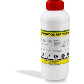 Simond Store Rigidizer for Ceramic Fiber Coating, 2300F Rated, Fireproof Insulation Surface Coating for Ceramic Fiber Blanket Boards Wool - 1 Quart Rigidizer