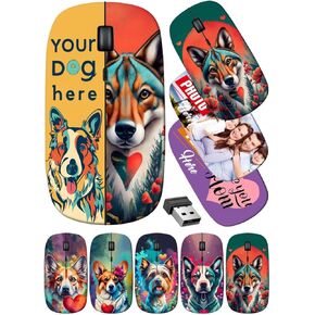 maizi Custom Wireless Mouse for Desktop Computer PC Computer Chromebook Notebook, Wireless Mice for Desktop Computer Image ID: 23758706 Close up of Colorful 2.4G USB Receiver Lightweight Made in USA