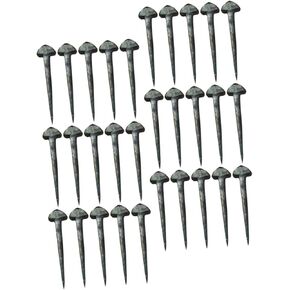 SUPVOX 50pcs Portable Iron Horseshoe Nails for Equestrian Use Durable Fixators for Horse Tack and Hoof Care Sharp Design for Easy Installation for Various Horseshoes