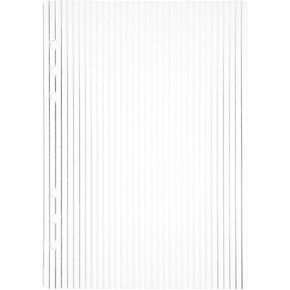 Clear Acrylic Binder Cover Travel Planner Notebook Shell Stylish Transparent Design for Journals School Planners Detachable Versatile Acrylic Enclosure
