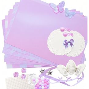 FXiaoy 60PCS DIY Ita Bag Kit Complete Anime Ita Bag Accessories Set Including Satin Decorations, Ribbons, and Bows for Beginners (Pink)