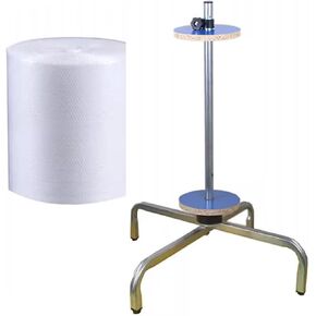 Vertical Bubble Wrap Roll Dispenser, Heavy Duty Film Packing Station for up to 15.7/25.6/31.5/39.3/49.2/59 Inch Wide Rolls (100cm)