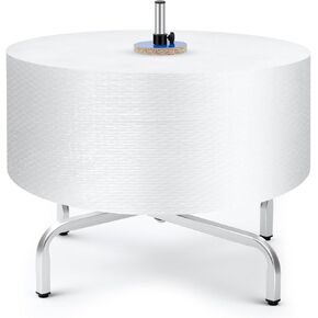 Blulu 12 Inch Bubble Foam Wrap Roll Dispenser, Manual Tabletop Bubble Cushion, U-Shaped Metal Frame Foam Wrap Holder for Packing, Moving and Shipping