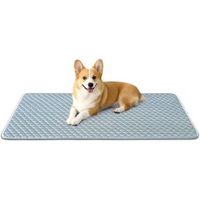 وسادة قفص الكلب للأقفاص الكلب الهادئة tricot pad pad pad anti slip led led for cates قابلة للغسل كلها أسرة الحيوانات الأليفة الأسود 24 × 18 × 0.2 بوصة in Kuwait