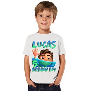 PARTY SHOP Customizable Shirts for a Luca Themed Birthday. Add Any Name and Age. Family Matching Shirts..