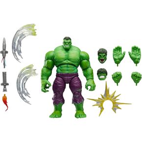 Marvel Legends Maximum Series Hulk, Deluxe Hulk Comics Collectible 6-Inch Scale Action Figure with Incredible Articulation and Smashing Accessories