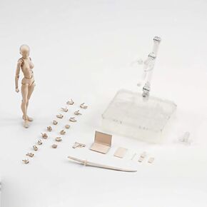 AXITWXIT ACTION يرقص الجسم DX و Body-Chan DX PVC نموذج الرسم لـ S H Figuarts مع صندوق للفنانين (لون البشرة ، ذكر) in Kuwait