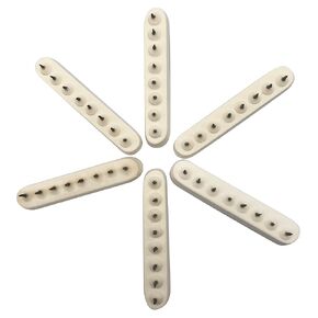 Ceramic 8-Point Bar Stilt with Outside Points 2-5/8" Apart - (Pkg/6) - Maximum Firing Temperature 2025° F - Cone 03