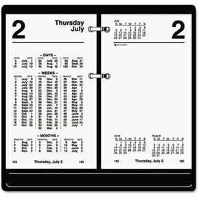 AAGS17050 - Financial Desk Calendar Refill