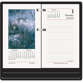 AT-A-GLANCE E417-50 إعادة تدوير التقويم المكتبي المعاد تدويره ، 3 1/2 "× 6" ، 2015