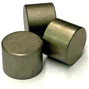 Tungsten Weights (3 Pack 1oz Each Total 3 oz) for Pinewood Cars, Buffer & Short Custom Weights Inbetween H H2 H3 (0.547″ Diameter, 0.395″ Length) Customize buffers & Racers 2/3 Length & Weight