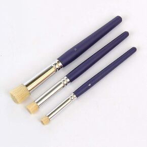 3pcs/Set Brush Fabric/Deco Paint Stencil Brush Handmade DIY Pen Stamp Pen Textile Pigment
