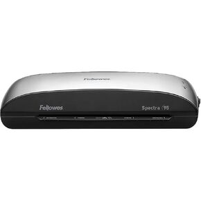 Fellowes® Spectra™ 95 Laminator With Combo Kit, 9 1/2" Entry Width, 3"H x 14 1/2"W x 7"D, Silver/Black
