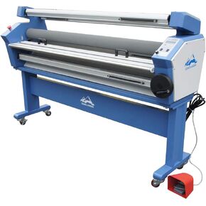 US Stock Wide Format Lalinator 55in /63in Auth-Auto Wide Format Machine Rlloy لفة لفة ماكينة التصفيح الكبيرة مع تقليم (63 بوصة ، مع لطف)