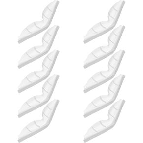 Veemoon 20Pcs Durable Silicone Nose Bridge Pads for Face Masks Fog Strips Portable and Lightweight Seal Cushions for Eyewear Protection and Comfort