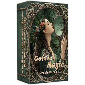 Celtic Magic Oracle Cards, Tarot Card, Oracle Cards for Beginners, Holistic Affirmations Wicca, Perfect for Creating a Magical and Personalized Deck, Create Your Magical Deck for Spiritual Practice