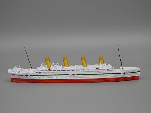 Theroller3d HMHS Britannic Model Ship with 3 PC Seamines ، Titanic Titanic Toys 1 FT ، Titanic Toy ، Titanic Dip ، Titanic Ship ، Titanic Cake Topper ، تمثال تيتانيك ، قارب تيتانيك in Kuwait