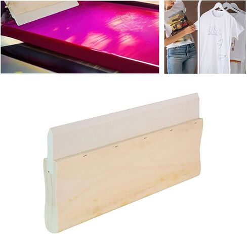 Silk Screen Printing Blades Rubber Blades Reusable Sturdy Lightweight Durometer Squeegee Screen Printing Ink Blades, 25cm in Saudi Arabia