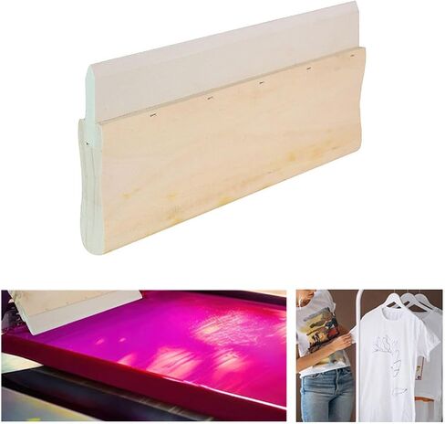 Silk Screen Printing Blades Rubber Blades Reusable Sturdy Lightweight Durometer Squeegee Screen Printing Ink Blades, 25cm in Saudi Arabia