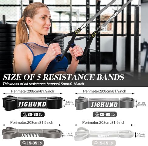 Resistance Bands, Pull Up Assistance Bands Pull Up Bands Exercise Bands for Men Women, Workout Bands for Working Out, Muscle Strength Training, Body Stretching in Kuwait