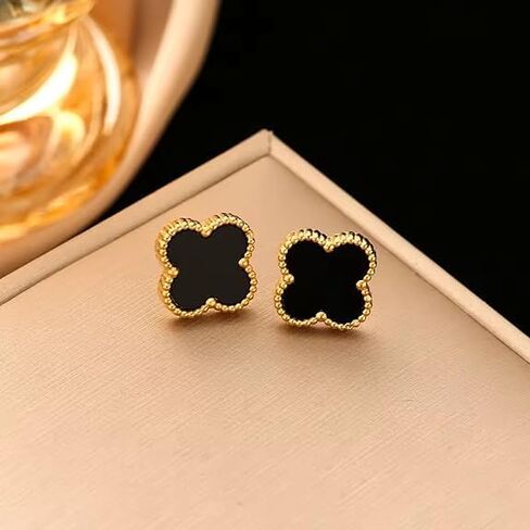 Elegant Stainless Steel Stud Earrings for Women – Fashionable Anti-Tarnish Ear Studs, Aesthetic Jewelry for Girls, and Stylish Women’s Accessories in Saudi Arabia
