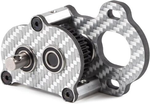 29G Ultra Light Portal Transmission 48p Carbon Tiny Gearbox مع Slidable Shim for Axial Capra F9 AR45 Vanquish F10 Portal Axle (Black) in Kuwait